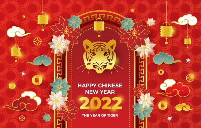 Happy Chinese New Year 2022 Year of the Tiger
