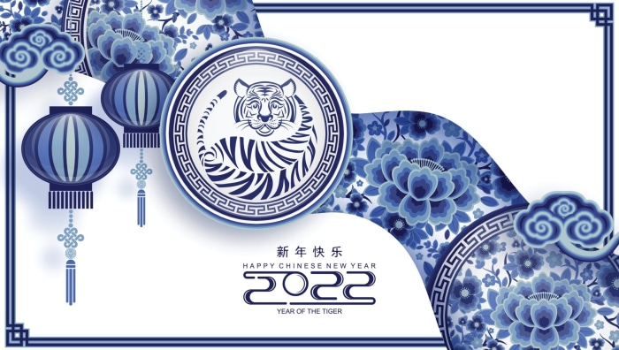 Happy Chinese New Year 2022 Year of the Tiger
