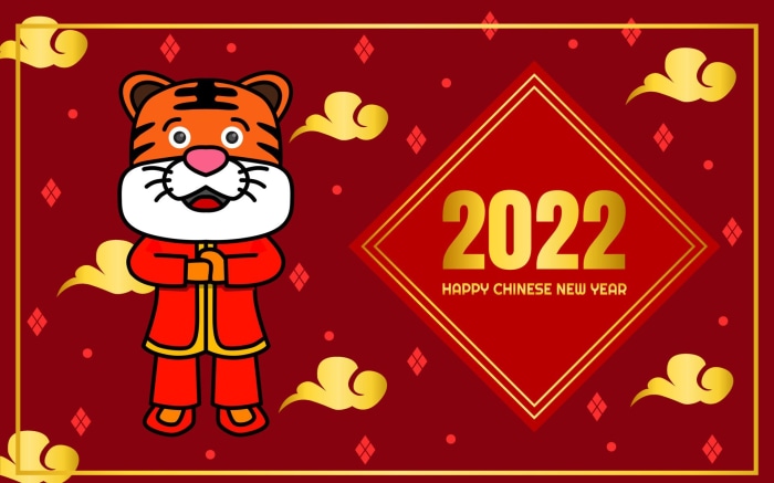 Year of the Tiger 2022 Chinese New Year