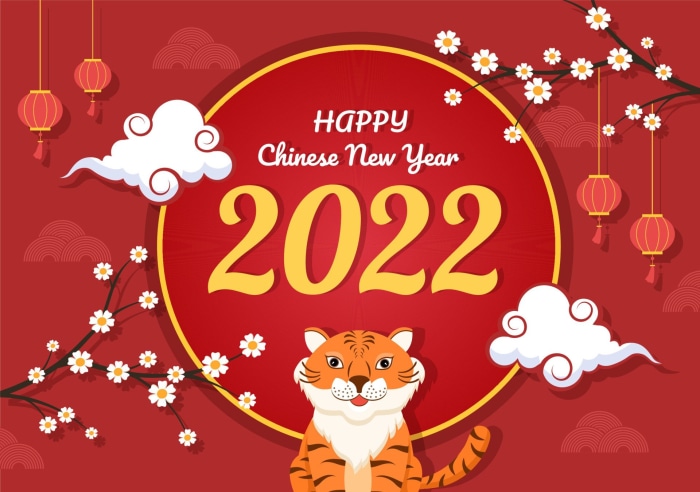 Happy Chinese New Year 2022 Year of the Tiger