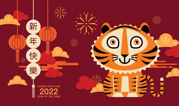 Chinese New Year 2022 Year of the Tiger Lanterns