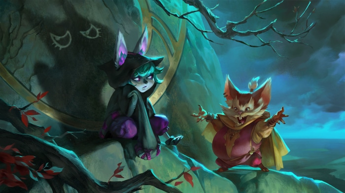 Vex and a creature from League of Legends