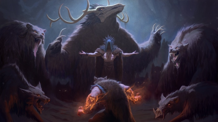 Volibear from League of Legends with allies