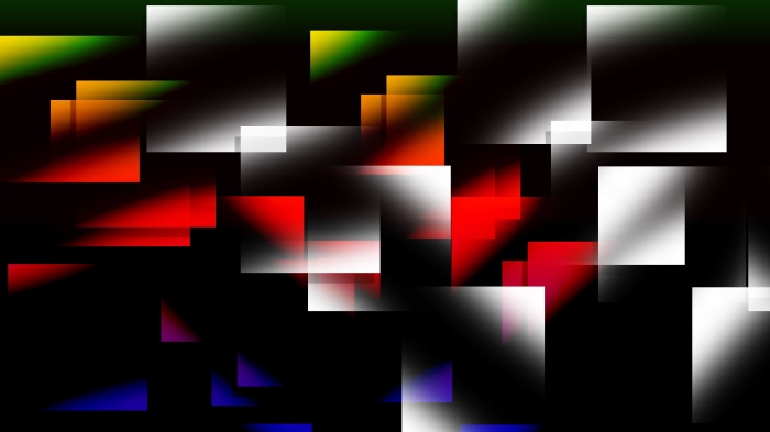 Abstract Geometric Shapes with Gradients