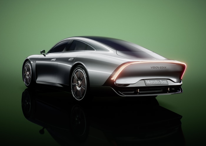 Mercedes-Benz Vision EQXX electric car 4K