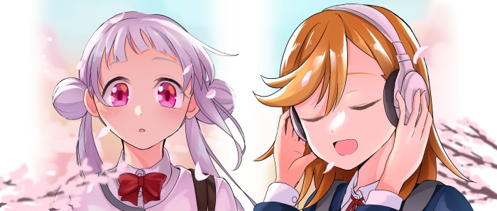 Chisato Arashi and Kanon Shibuya from Love Live! Superstar!! 4K