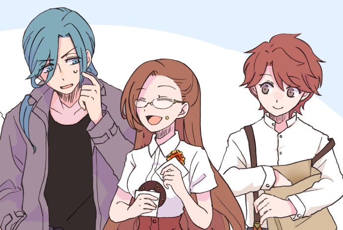 Raphael Walt, Sora Smiths, and Catarina Claes from My Next Life As A Villainess