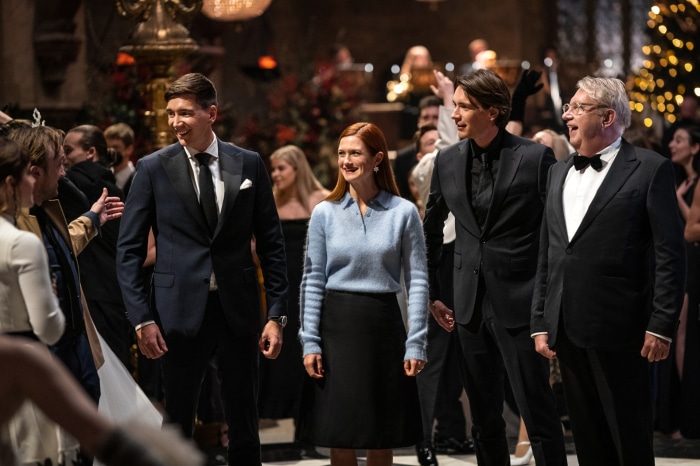 Bonnie Wright and actors from Harry Potter 20th Anniversary: Return To Hogwarts