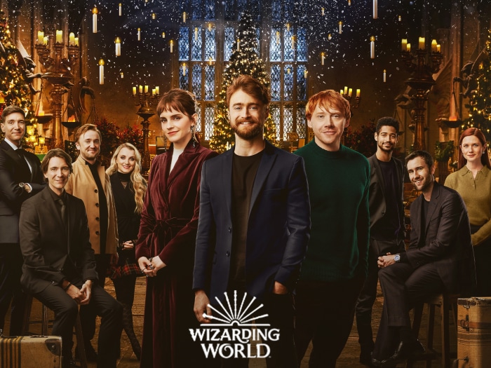 Harry Potter cast in Hogwarts Great Hall