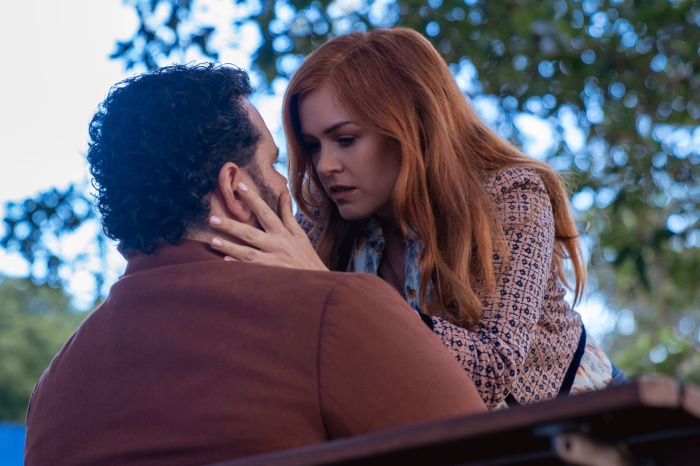 Isla Fisher and Josh Gad from Wolf Like Me