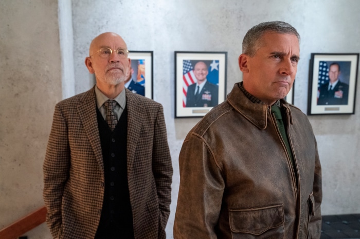 Steve Carell and John Malkovich in Space Force