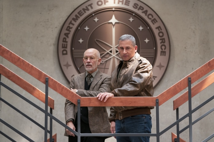 Steve Carell and John Malkovich in Space Force