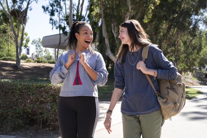Tawny Newsome and Diana Silvers from Space Force