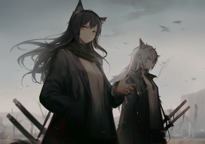 Lappland and Texas from Arknights