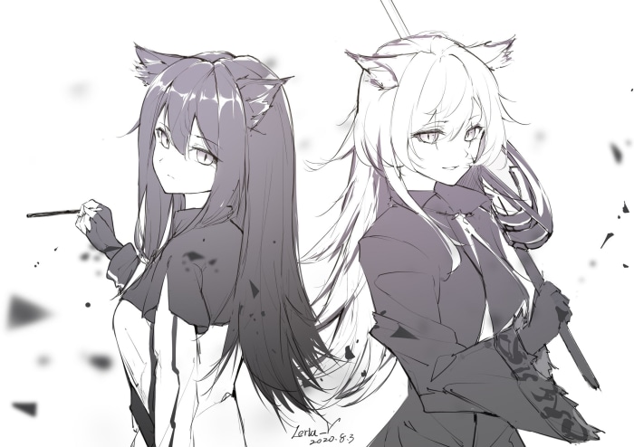 Lappland and Texas from Arknights