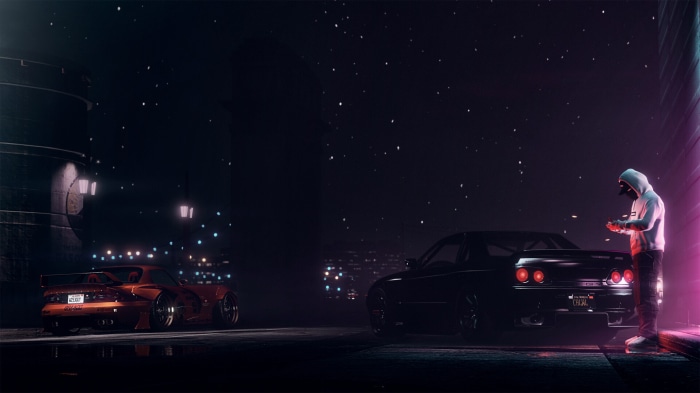 Person with Nissan GT-R and Toyota Supra in GTA Roleplay
