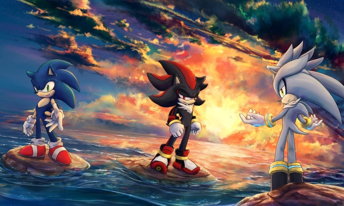 Sonic Shadow and Silver by the Water at