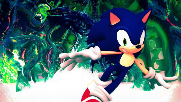 Sonic the Hedgehog and Chaos Artwork