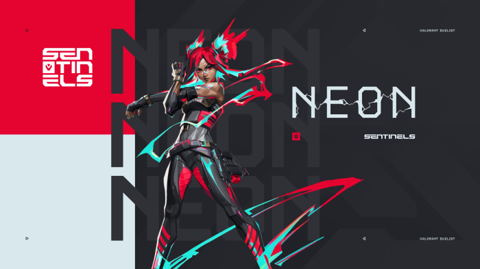 Neon from Valorant Sentinels