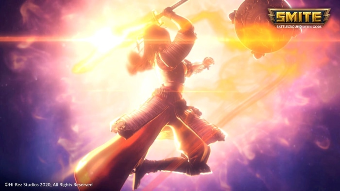 SMITE Battleground of the Gods character in action