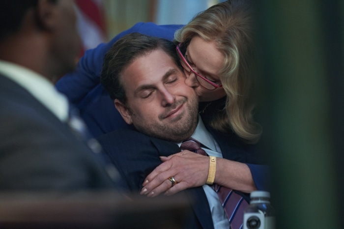 Meryl Streep and Jonah Hill in Don't Look Up