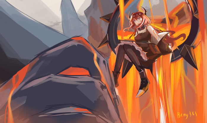 Surtr from Arknights 4K