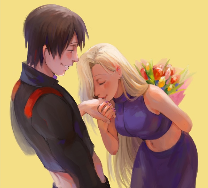 Ino Yamanaka and Sai from Naruto 4K