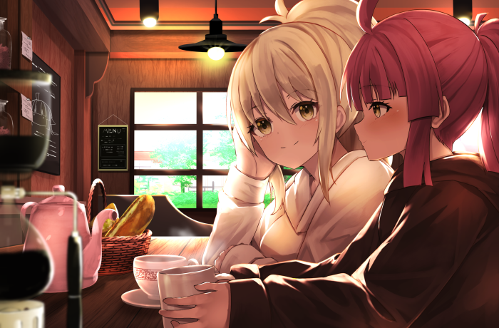 Ai Miyashita and Rina Tennoji from Love Live! Nijigasaki High School Idol Club