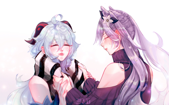 Keqing and Ganyu from Genshin Impact