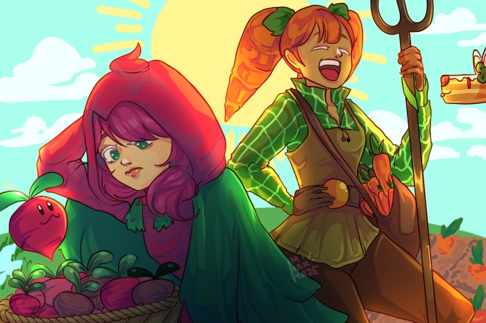 Carrot Cookie and Beet Cookie from Cookie Run: OvenBreak