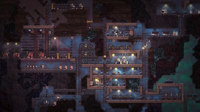 Oxygen Not Included base construction
