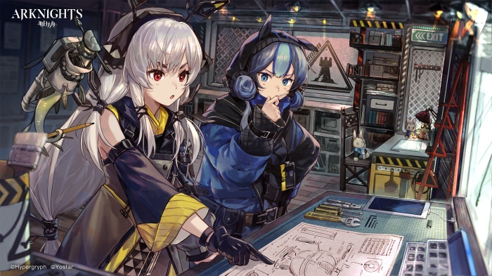 Glaucus and Weedy from Arknights 4K