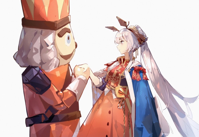 Weedy from Arknights and a Nutcracker