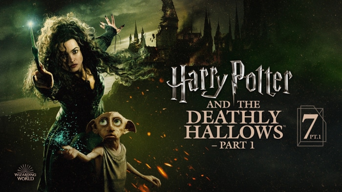 Bellatrix Lestrange and Dobby from Harry Potter and the Deathly Hallows: Part 1