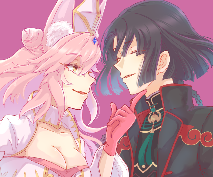 Hikari no Koyanskaya and Taigong Wang from Fate/Grand Order