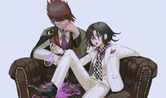 Kokichi Oma and Kaito Momota from Danganronpa V3
