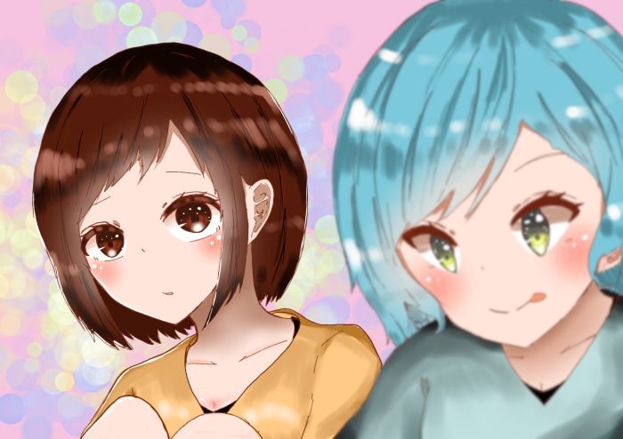 Hina Hikawa and Tsugumi Hazawa from BanG Dream! Girls Band Party!