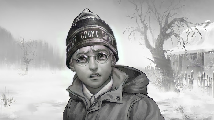 Anton Petrov in a snowy landscape