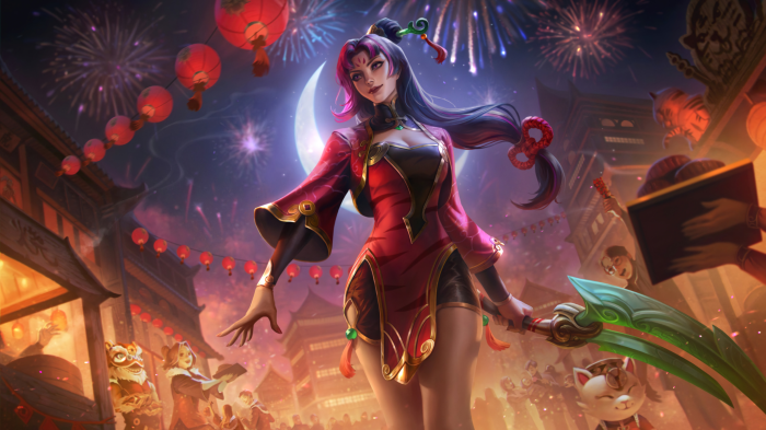 Firecracker Diana from League of Legends