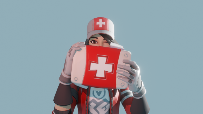 Fortnite Remedy holding a medkit