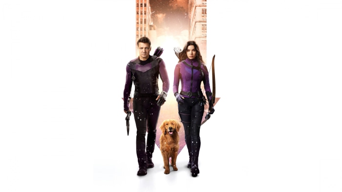 Hawkeye 4K: Clint Barton and Kate Bishop with Lucky