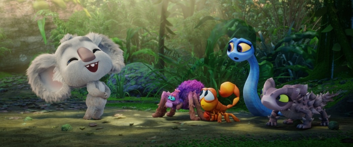 Back To The Outback characters in a jungle