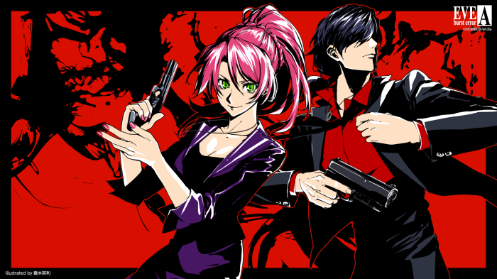 EVE Burst Error R characters with guns