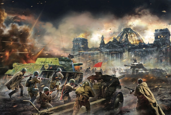World War II Battle at the Reichstag