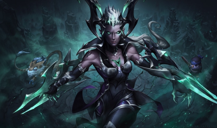 Ruined Shyvana from League of Legends
