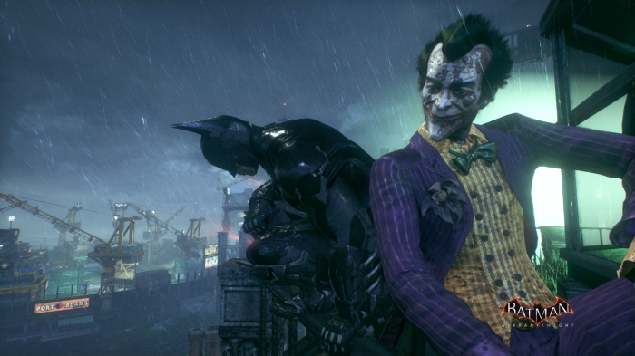 Batman and the Joker from Batman: Arkham Knight