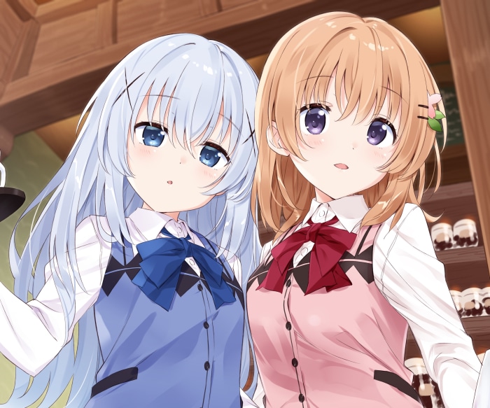 Cocoa Hoto and Chino Kafū from Is The Order A Rabbit?