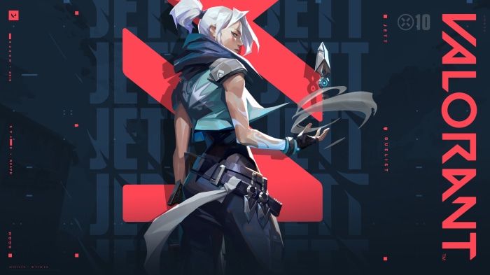 Jett from Valorant 4K