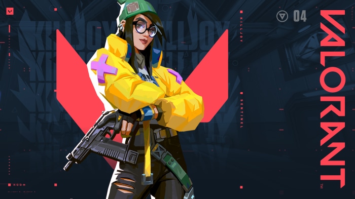 Killjoy from Valorant with Gun