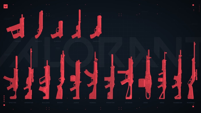 Valorant weapons lineup 4K